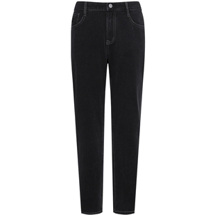 【四面弹/含莱赛尔】利郎官方 牛仔裤男士2026春季宽松印花裤子男