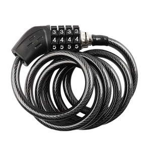 摩托车头盔防盗密码锁机车电动车山地车加粗版钢缆绳钢丝锁防盗锁