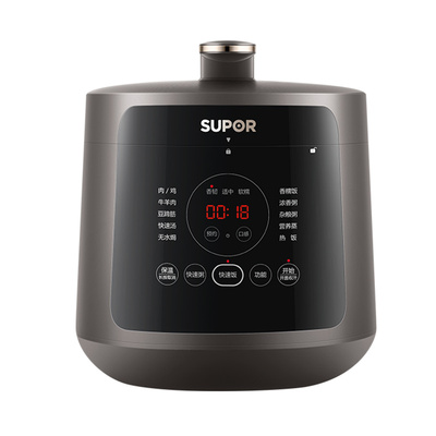 苏泊尔电压力锅0涂层深汤双胆智能预约多功能5L大容量电高压锅