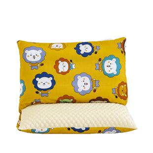 A类新款纯棉安抚儿童豆豆枕枕头套乳胶枕枕套家用幼儿园单人30x50