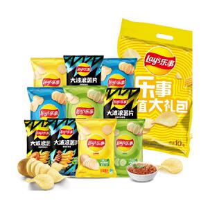 Lay’s/乐事薯片超值大礼包400g×1包零食休闲小吃露营新年送礼