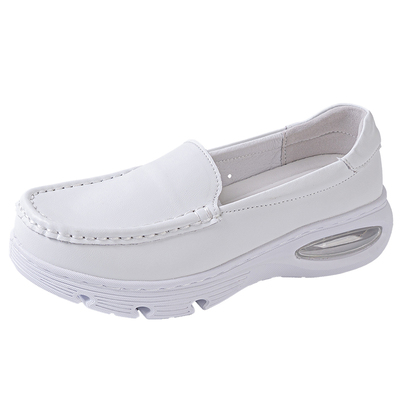 绯樱毛毛虫大气垫皮高端护士鞋