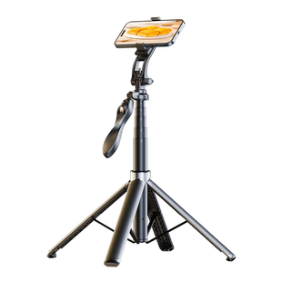 [碳纤铝四脚架] 自拍杆2025新款落地三脚架旅游便携手机相机支架拍照神器拍摄通用360度旋转直播专用遥控vlog