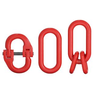 蝴蝶扣起重合金钢强力环子母环链条链接扣双环扣长吊环圆环吊索具