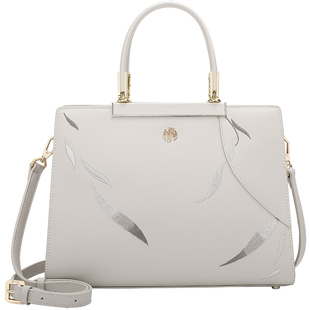 【新年礼物】古伊西艺术设计马面裙女包轻奢手提包牛皮单肩斜挎