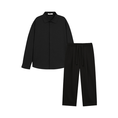 bodydream黑色衬衫套装