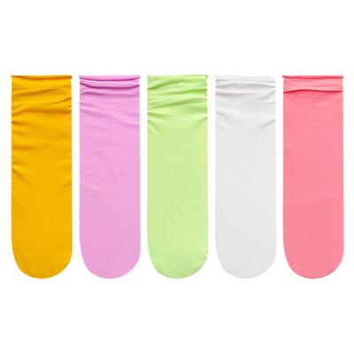 女童天鹅绒长筒袜夏季薄款堆堆袜