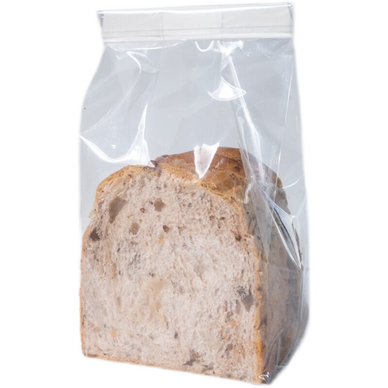 手工烘焙食品扎丝透明纯水立方生吐司面包包装袋一次性扎丝自封袋