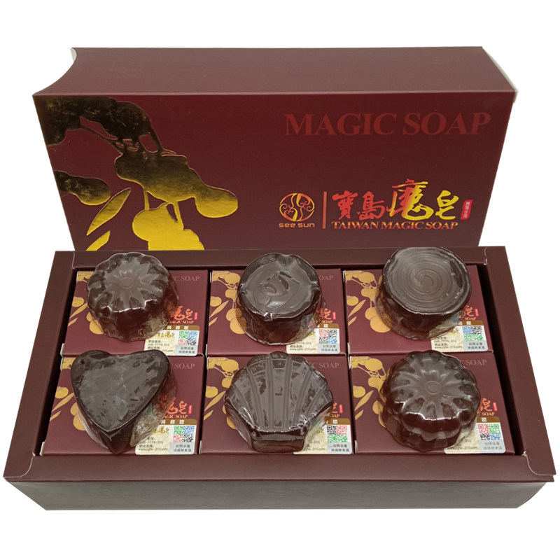 台湾宝岛魔皂净螨清痘洗脸手工皂