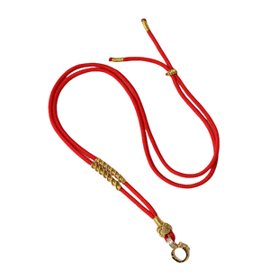 手编盘龙结佛牌挂绳唐卡吊坠挂绳泰国系佛牌链子调节可拆卸玉坠绳