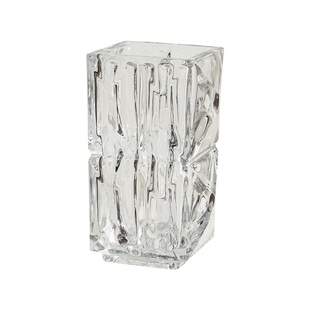 韩国ins透明玻璃直筒创意小众眉笔筒收纳桶化妆刷筒拍照道具摆件