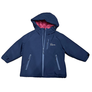 RESUMEHOME简历家童装冬季新款中大童休闲纯色防水连帽儿童羽绒服