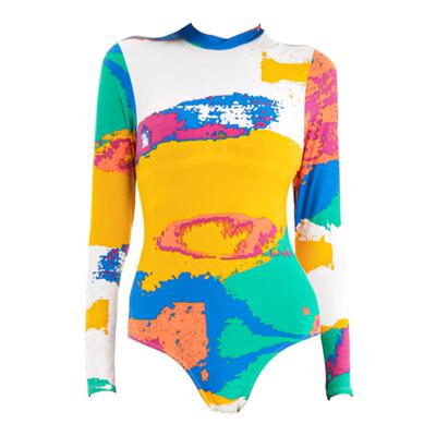 VALTOS涂鸦休闲防晒潜水服泳衣