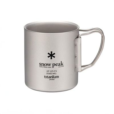 雪峰SnowPeak便携户外轻量钛杯子