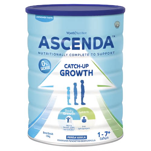 【自营】惠氏Ascenda火箭罐新加坡进口青少年儿童成长奶粉1600g