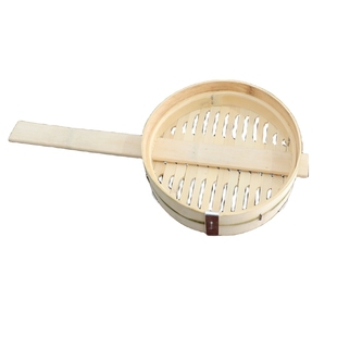 蒸笼小商用浅口竹制小笼包笼屉单边长手柄包工坊不锈钢钉绑扎包邮