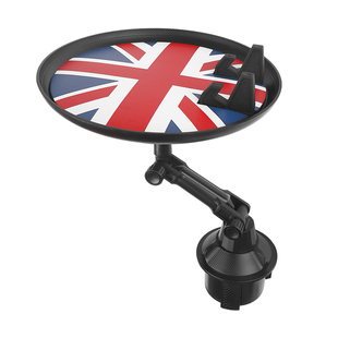 适用宝马mini内饰车载杯架餐盘托盘改装车内用零食置物小餐桌装饰