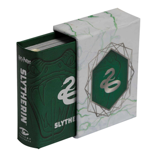 【现货】 哈利波特:斯莱特林 迷你小书 Harry Potter: Slytherin (Tiny Book) 精装 英文原版进口微型艺术书 电影的幕后