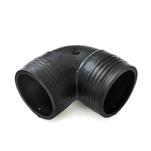 HDPE全新料电熔管件160电熔弯头315pe水管电熔90度弯消防钢丝骨架