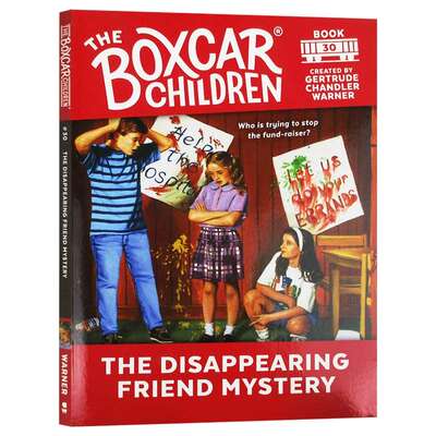 棚车少年30 英文原版 The Disappearing Friend Mystery美国经典儿童读物 英文版英语章节桥梁书籍 原版励志故事小说全套