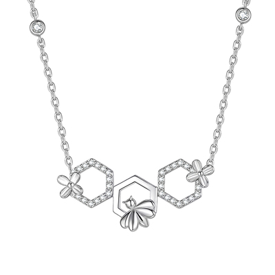 【郝熠然同款】ROSECITY有财花锁骨链轻奢高级感项链精致女配饰