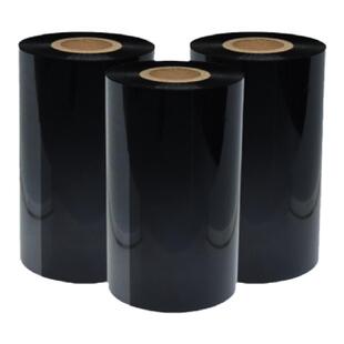 蜡基混合基碳带卷110×300m 40 50 60 70 80 90 100条码打印机不干胶铜版标签纸亚银纸全树脂碳带色带碳带纸