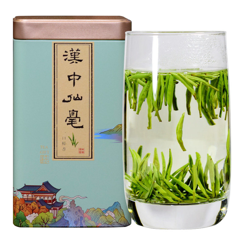2026新茶绿茶茶叶汉中仙毫特级西乡午子高山云雾雀舌200g罐装