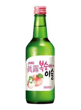 真露烧酒葡萄味草莓味竹炭