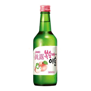 韩国原装进口真露烧酒原味竹炭草莓葡萄味果味清酒蜜桃味整箱20瓶