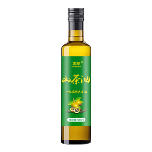纯正山茶油茶籽油500ML野山茶花树油官方正品一级压榨健康食用油