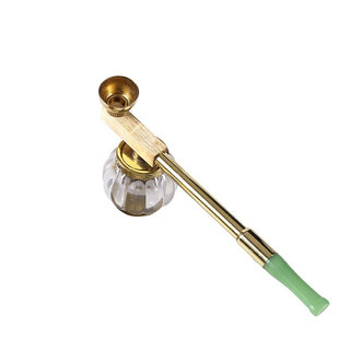 水烟壶水烟袋烟丝黄铜旱烟袋锅子过滤老式水烟枪旱烟杆两用型烟斗