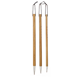 燃灯白云毛笔羊毫狼毫兼毫大白云大中小楷毛笔小学生书法国画毛笔套装工笔画楷书小白云毛笔专业级书法毛笔