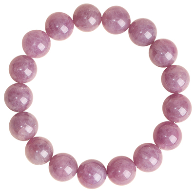 天然紫色马达加斯加桃花紫手链