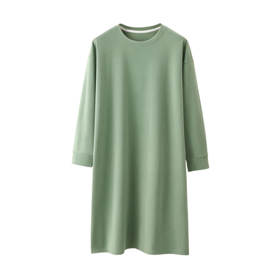 暖绒宽松亲肤家居保暖休闲睡裙