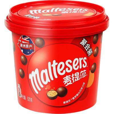 德芙麦芽脆夹心巧克力520g×1桶