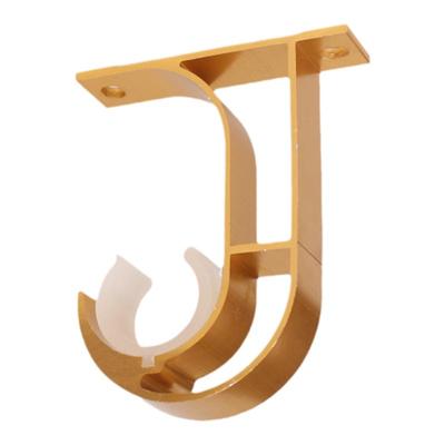 顶装窗帘杆罗马杆支架配件固定托架支撑加厚单杆子底座挂钩码杆托