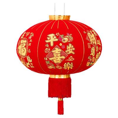 马年红灯笼宫灯一对户外阳台装饰