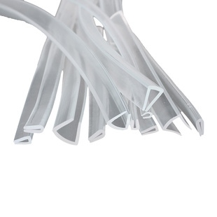 不锈秀钢刚纲包边条防割手铁皮包边条u型橡像胶条透明防撞密封条