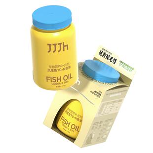 JJJh紧急集合宠物鱼油胶囊狗狗专用营养补充剂猫咪防掉毛深海鱼油