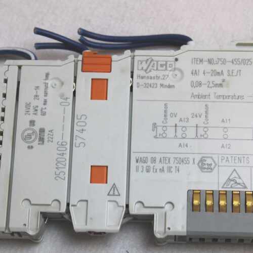 WAGO 750-455 / 025-000 SPS-Analogeingangsmodul -used-