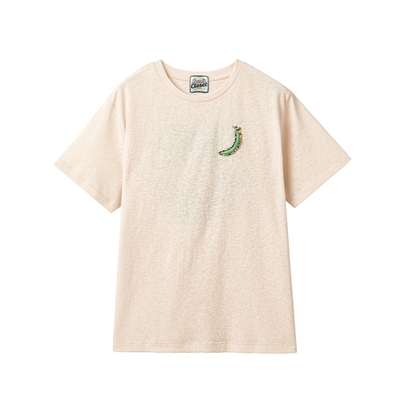 MICartsy,手工钉珠,香蕉印花T恤