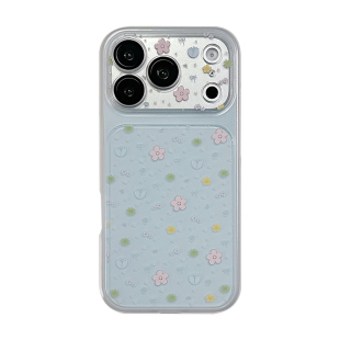 壳侣 ins小清新碎花适用苹果17手机壳iPhone17promax新款16防摔保护套15硅胶14全包镜头高级感带链条女软超薄