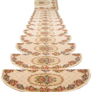 欧式楼梯踏步垫自粘实木楼梯垫子台阶贴专用地毯家用防滑地垫定制