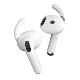 适用airpods4保护套鲨鱼鳍airpods4耳塞运动防掉硅胶耳挂airpods4耳机套防滑防脱落小耳朵健身男生