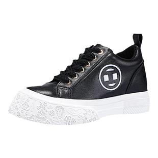 iiJin艾今官方7cm超轻厚底内增高休闲个性涂鸦低帮鞋女146ADAE