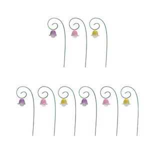 多肉绿植花盆装饰花插仿真铃兰花阳台花园盆栽园艺小插件地插户外