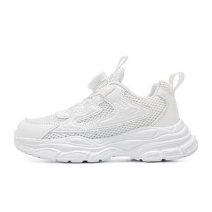 回力儿童运动鞋2026夏季款学生白色老爹鞋男童小白鞋女童网面鞋子