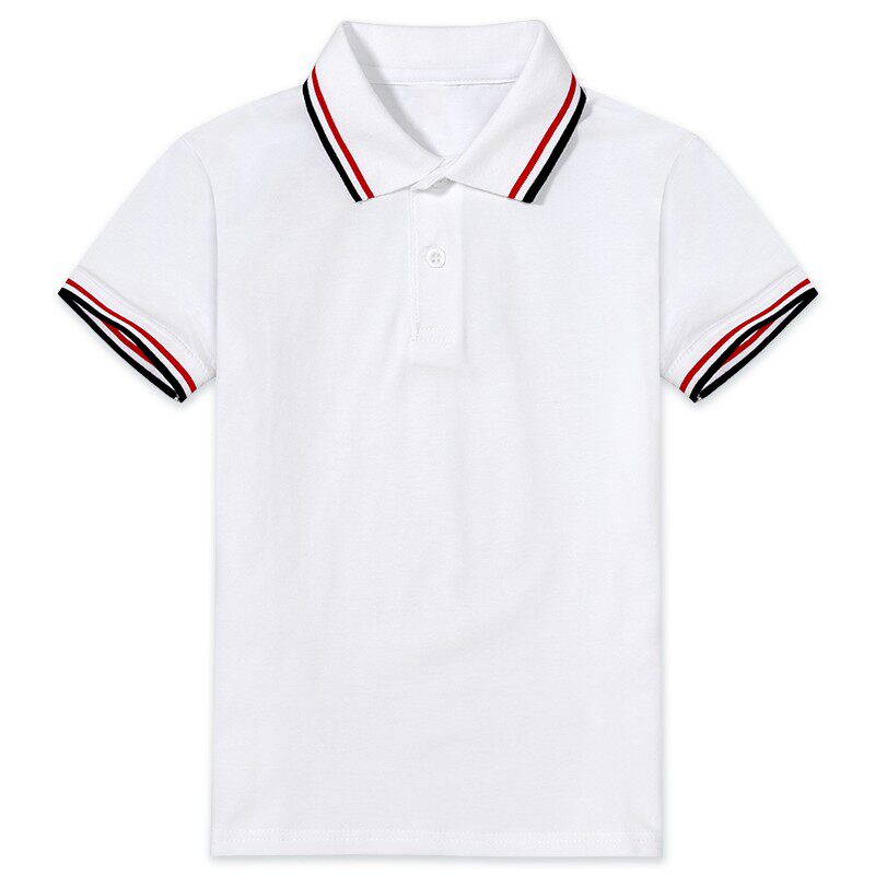 中小学生校服polo衫夏季短袖T恤
