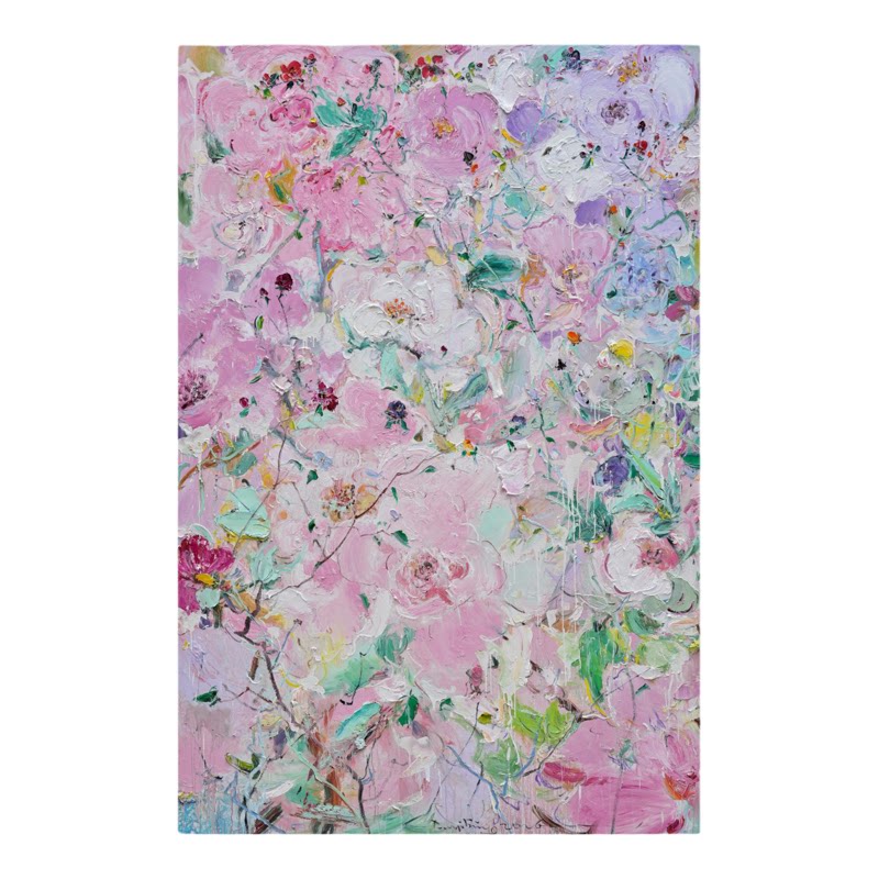 付毅兵工作室｜《暗香浮动》温柔风艺术别墅大厅限量版收藏挂画