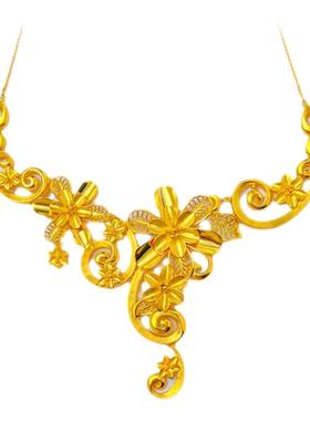 龙凤袍配饰镀黄金结婚拍照饰品